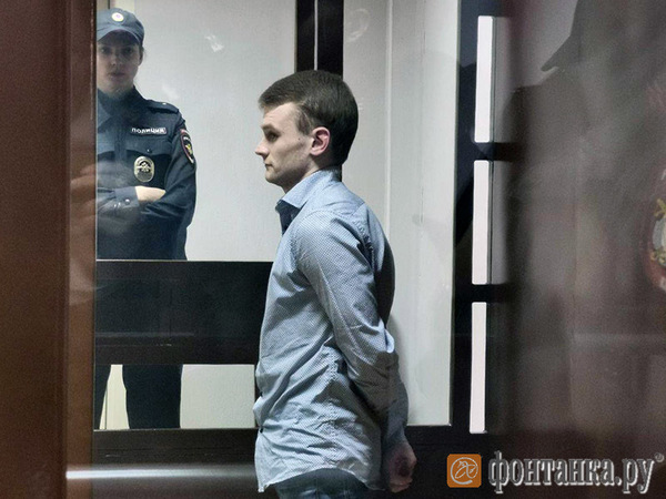 Никита Литвинов на оглашении приговора в ГорСуде//Ксения Потеева/"Фонтанка.ру"